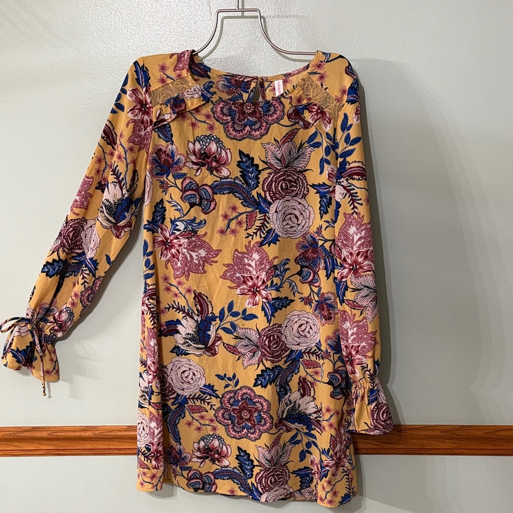 Floral Long Sleeve Dress